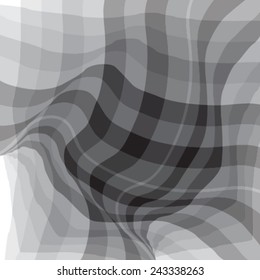 Grunge grid halftone texture. Mosaic ink grunge brush 