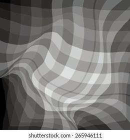 Grunge grid halftone texture. Mosaic ink brush 