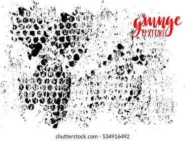 Grunge grid texture. Abstract template dot background. Vector print illustration