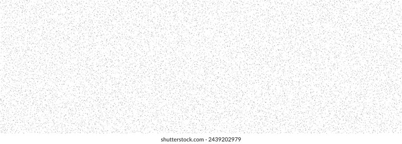 Grunge gritty overlay background. Noise texture with grains, tiny speckles and flecks. Distressed splattered paper, vector illustration