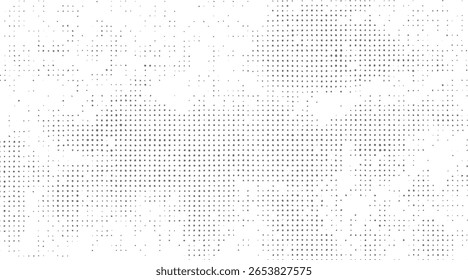 Grunge halftone abstract texture. Retro dotted pattern with distressed comic style effect. High contrast rough pop art background.

