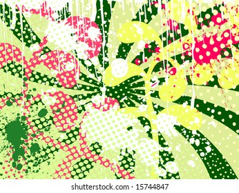 Grunge Halftone Background