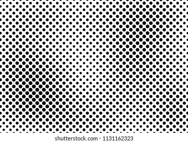Grunge Halftone Background, backdrop, texture, pattern overlay. Vector illustration