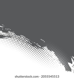 fondo de medio tono grueso en color blanco y negro