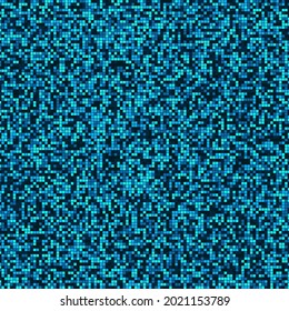 Grunge el fondo del semitono. Fondo de cuadrados azules de diferentes tamaños y tonos.