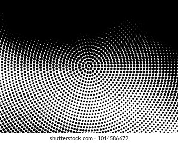 Grunge halftone background. Digital gradient. Dotted pattern with circles, dots, point large scale. Design element for web banners, posters, cards, wallpapers, sites, panels.