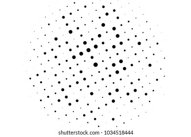 Grunge halftone background. Digital gradient. Dotted pattern with circles, dots, point small and large scale. Design element for web banners, posters, cards, wallpapers, sites, panels.