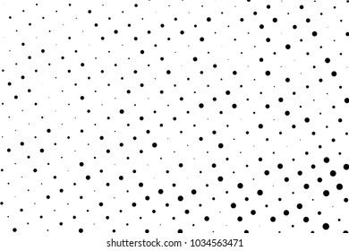 Grunge halftone background. Digital gradient. Dotted pattern with circles, dots, point small and large scale. Design element for web banners, posters, cards, wallpapers, sites, panels.