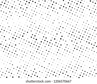 Grunge halftone background. Digital gradient. Wavy dotted pattern with circles, dots, point small and large scale. Design element for web banners, posters, cards, wallpapers, sites, panels.