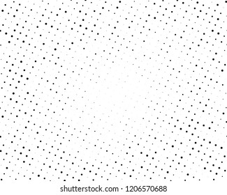 Grunge halftone background. Digital gradient. Wavy dotted pattern with circles, dots, point small and large scale. Design element for web banners, posters, cards, wallpapers, sites, panels.
