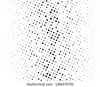 Grunge halftone background. Digital gradient. Wavy dotted pattern with circles, dots, point small and large scale. Design element for web banners, posters, cards, wallpapers, sites, panels.
