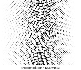 Grunge halftone background. Digital gradient. Wavy dotted pattern with circles, dots, point small and large scale. Design element for web banners, posters, cards, wallpapers, sites, panels.