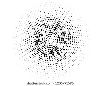 Arrière-plan grunge mi-fond. Dégradé numérique. Motif pointu et ondulé avec cercles, points, pointillés à petite et grande échelle. Elément de conception pour les bannières web, les affiches, les cartes, les fonds d'écran, les sites, les panneaux.