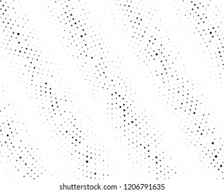 Grunge halftone background. Digital gradient. Wavy dotted pattern with circles, dots, point small and large scale. Design element for web banners, posters, cards, wallpapers, sites, panels.