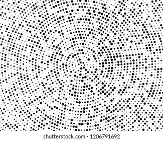 Grunge halftone background. Digital gradient. Wavy dotted pattern with circles, dots, point small and large scale. Design element for web banners, posters, cards, wallpapers, sites, panels.
