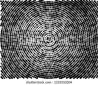 Grunge halftone background. Digital gradient. Wavy dotted pattern with circles, dots, point small and large scale. Design element for web banners, posters, cards, wallpapers, sites, panels.
