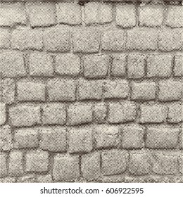 Grunge , Halftone background. Distress vector texture. Vintage stones.