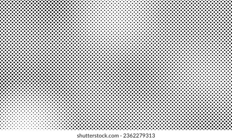 Grunge el fondo medio tono con puntos. Patrón de arte pop blanco y negro en estilo cómico. Textura de punto monocroma. Ilustración del vector
