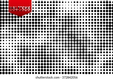Grunge halftone background. Dots vector texture.