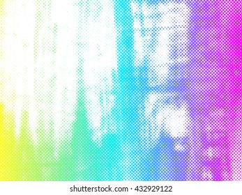 Grunge halftone background. Halftone dots vector texture.
