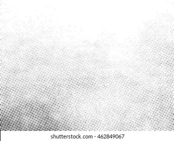 Grunge Halftone Background. Halftone Dots Vector Texture.