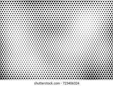 Grunge Half-tone Background. Fade Pop-art Pattern. Dotted Modern Texture. Vector illustration