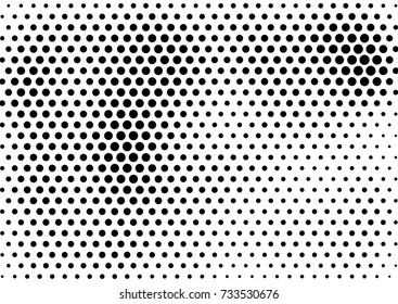 Grunge Halftone Background. Modern Pop-art Pattern. Vintage Fade Overlay. Vector illustration