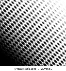 Grunge Halftone Background. Points Black and White Pattern. Fade Gradient Texture. Vector illustration