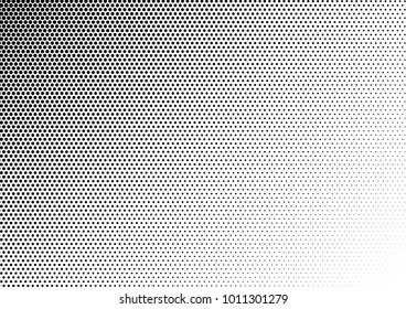 Grunge Halftone Background. Points Overlay. Black and White Vintage Texture. Dotted Fade Pattern. Vector illustration