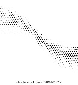 Grunge halftone background. Vector dots texture. Abstract dotted background