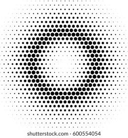 Grunge halftone background. Vector dots texture. Abstract dotted background