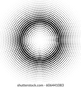 Grunge halftone background. Vector dots texture. Abstract dotted background