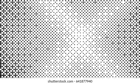  Grunge halftone background. Vector dots texture. 