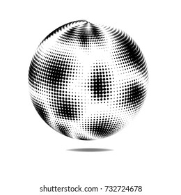 Grunge halftone background. Vector dots texture. Abstract dotted background  