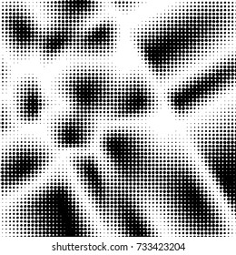 Grunge halftone background. Vector dots texture. Abstract dotted background  
