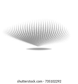 Grunge halftone background. Vector dots texture. Abstract dotted background  