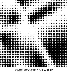 Grunge halftone background. Vector dots texture. Abstract dotted design. 