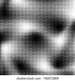 Grunge halftone background. Vector dots texture. Abstract dotted background  
