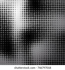 Grunge halftone background. Vector dots texture. Abstract dotted background  