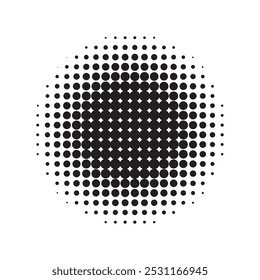 Grunge halftone background vintage dots