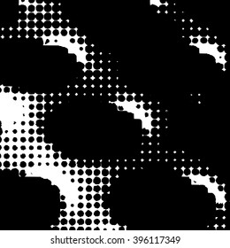 Grunge halftone background.Halftone dots vector texture. Mesh surface.