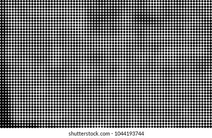 Grunge halftone is black and white. Abstract texture of dots for printing and design