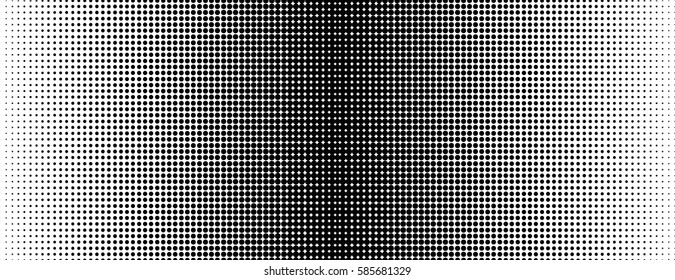 Grunge halftone black and white background. Vector illustratoin with halftone dots texture for popart, trends design