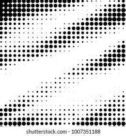 Grunge halftone black and white dots texture background. Spotted Abstract Texture
