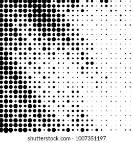 Grunge halftone black and white dots texture background. Spotted Abstract Texture
