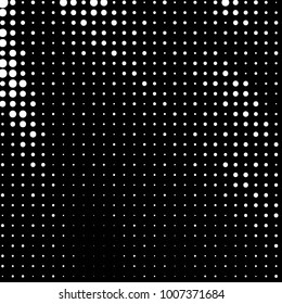 Grunge halftone black and white dots texture background. Spotted Abstract Texture
