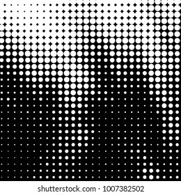 Grunge halftone black and white dots texture background. Spotted Abstract Texture
