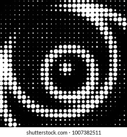 Grunge halftone black and white dots texture background. Spotted Abstract Texture
