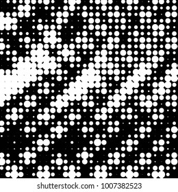 Grunge halftone black and white dots texture background. Spotted Abstract Texture
