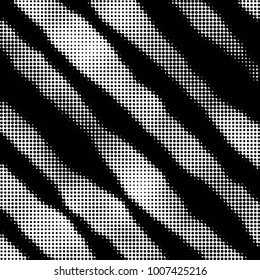 Grunge halftone black and white dots texture background. Spotted Abstract Texture
